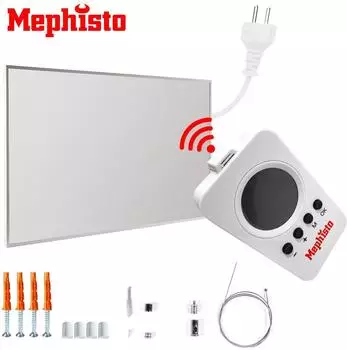 Chemin&eacute;es M&eacute;phisto Infrarotheizung Wand-/Deckenheizung 800W WLAN-Thermostat