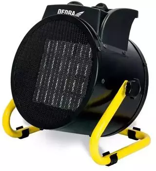 Dedra Elektroheizer PTC 5kW 400V rund, schwarz (DED9932C)