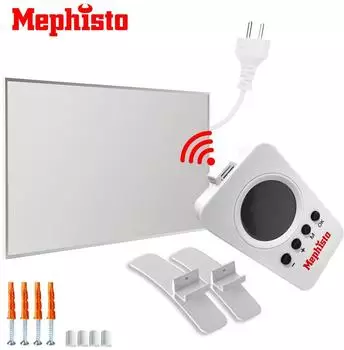 Chemin&eacute;es M&eacute;phisto Mephisto-Heat Infrarot-Standheizung 500W mit Fernbedienung und WIFI-Thermostat