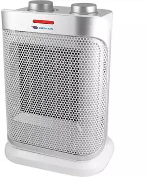 Dedra Keramik-Heizl&uuml;fter Oszillierend 1500W Wei&szlig;/Silber (DA-T184CS)