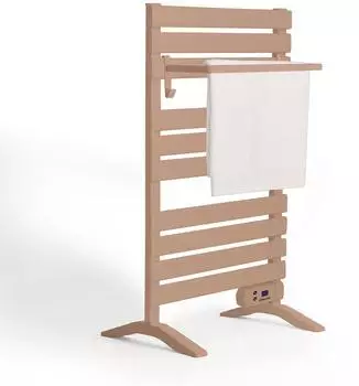 CREATE Warm Towel Elektrischer Handtuchheizkörper 500W mit Standfüßen & Regal, Boden/Wand (WARM TOWEL 500W)