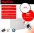 Cheminées Méphisto Mephisto-Heat Infrarotheizung 300W WLAN-Thermostat Fernbedienung (Mephisto-Heat)