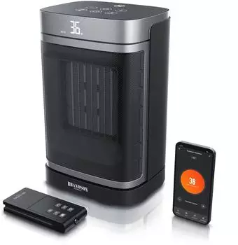 Brandson Keramik-Heizlüfter 1500W WiFi, Oszillation, Timer (307575)