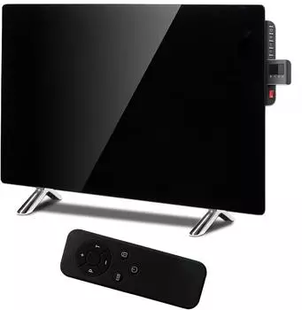 Maclean Glas-Konvektor WiFi LED 600W schwarz (MCE536)