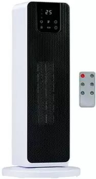 Alpina PTC-2702L Turmheizl&uuml;fter 2000W mit Fernbedienung, schwarz-wei&szlig; (00221)