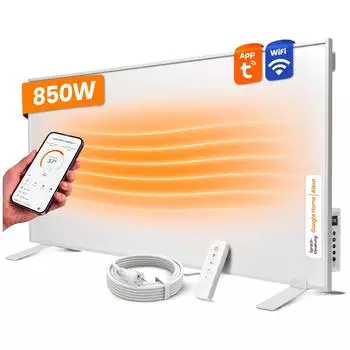 Dalsys Infrarotheizung Wandmontage 850W wei&szlig; (120x60cm)