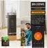 Brandson Keramik-Heizlüfter 1500/2000W WiFi Timer Oszillation (307577)