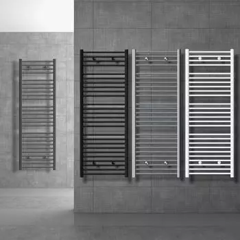 LuxeBath Sahara Badheizk&ouml;rper 400x1200mm, Chrom, 1200W (4064649154261)