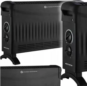 Volteno VO2454 Basic Konvektorheizung 1500W, schwarz