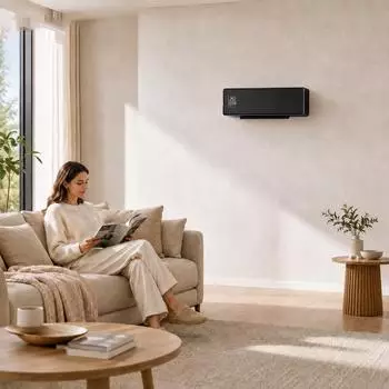 HomCom Wand-Heizl&uuml;fter 2000W, 3 Betriebsarten