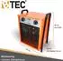 BTEC Elektroheizer 9kW, 16A, 2 Heizstufen