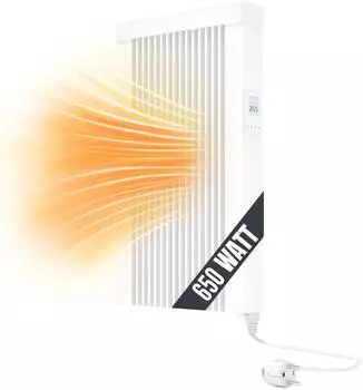 eVARMO Areo Smart Fl&auml;chenspeicherheizung 650W wei&szlig; (EVA10174)