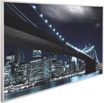 Papermoon Infrarot-Flachheizkörper Brooklyn Bridge Nr. 4 (100 x 60 cm, 600 W)