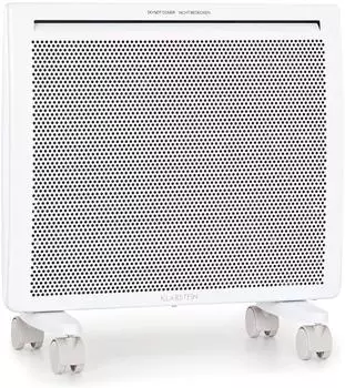 Klarstein Konvektor Klarstein Hot Spot Slimcurve Double Wave 2-in-1 Heizger&auml;t 1000W Wochentimer wei&szlig;