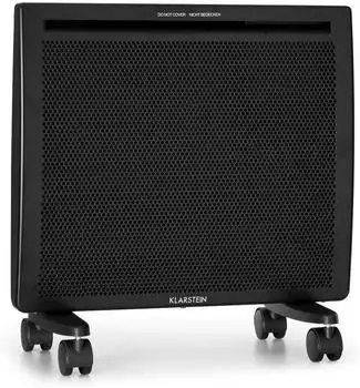 Klarstein Hot Spot Slimcurve Double Wave 2-in-1 Heizger&auml;t 1000W Wochentimer Stahlblech