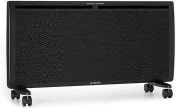 Klarstein Hot Spot Slimcurve Double Wave 2-in-1 Heizgerät 2000W Wochentimer Stahlblech