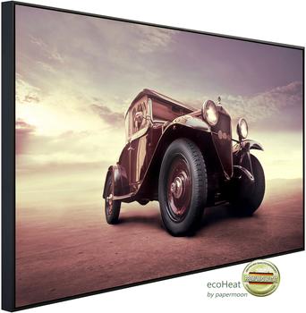 PaperMoon Infrarot-Bildheizkörper Posing Oldtimer (100 x 60 cm, 600 W)