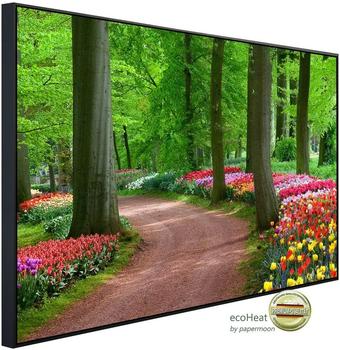 PaperMoon Infrarot-Bildheizkörper Tulpen Frühlingslandschaft (100 x 60 cm, 600 W)