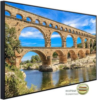 PaperMoon Infrarot-Bildheizk&ouml;rper Pont du Gard Aqu&auml;dukt 120 x 90 cm 1200 W