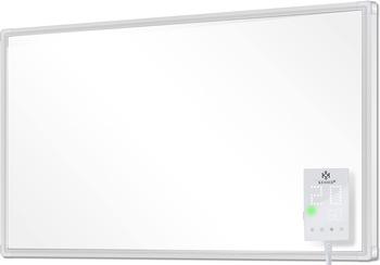 Kesser Infrarotheizung mit Steckdosenthermostat 119,5 x 80,5 x 2 cm 1000W weiß