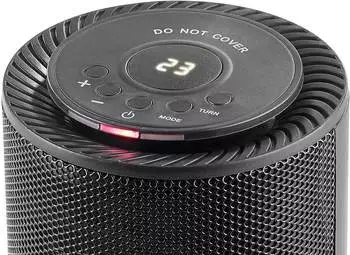Carlo Milano Digitaler Keramik-Tisch-Heizlüfter 1200 Watt – Carlo Milano Digitaler Keramik-Tisch-Heizlüfter 1200 Watt: Kompakte Wärme für Ihr Zuhause