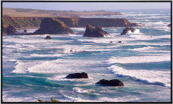 PaperMoon Infrarot-Bildheizkörper Kalifornische Küste (100 x 60 cm, 600 W)