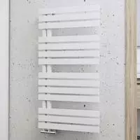 Schulte Badheizk&ouml;rper Breda steckerfertig + Heizstab 3 R Alpinwei&szlig; 106 x 60 cm