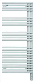 Zehnder Forma Asym LFAEL-150-60/DD Handtuchwärmer links B: 59,6 H: 156,1 cm weiß – Eleganter Handtuchwärmer für Ihr Badezimmer