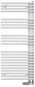 Zehnder Forma Asym LFAL-120-050-05 B: 49,6 H: 116,1 cm weiß – Elegantes Design für Ihr Badezimmer