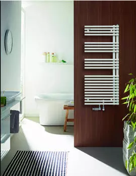 Zehnder Forma Asym LFAL-120-050-05 B: 49,6 H: 116,1 cm weiß – Effiziente Wärmeverteilung