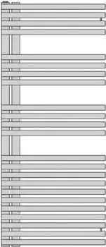 Zehnder Forma Asym LFAR-120-050-05 B: 49,6 H: 116,1 cm wei&szlig;