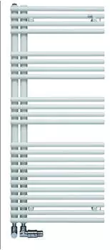 Zehnder Forma Asym LFAR-120-050-05 B: 49,6 H: 116,1 cm weiß – Optimale Wärmeverteilung dank Mittelanschluss