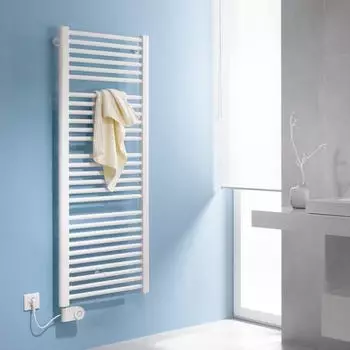Kermi Basic-E B: 52,4 H: 144,8 cm wei&szlig; mit Elektro-Set FKS links