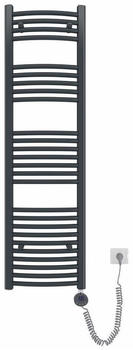 EMKE Elektrischer Badheizkörper 479W 140x40cm Anthrazit