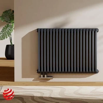 EMKE Paneelheizkörper D-Form Horizontal 600x840 mm anthrazit