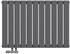 EMKE Heizkörper 63x85cm 618W Flach Horizontal Einlagig Anthrazit