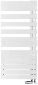 Zehnder Roda Spa Asym Design-Heizk&ouml;rper f&uuml;r Warmwasserbetrieb links wei&szlig; (ZRF60455B100000)