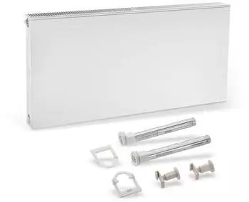 Kermi Plan-V Therm-X 2 Glatt Typ 22 Ventil rechts mit Abdeckung 505 x 102 x 605mm Weiß (PTV220500601R1K)
