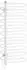 Kermi Icaro-E WRX Anschluss links 1841 x 58 x 600mm Weiß (CRE1A1800602TXK)
