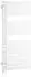 Kermi Credo Half Flat-E WWS Ansch. links 1039 x 37 x 600mm Weiß (EAE1A10600101XK)
