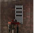 Zehnder Heizkörper Zehnder Metropolitan Bar H:122,5 B:50 cm mit Handtuchhalter verchromt grau
