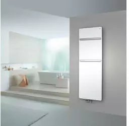 Zehnder Sat Zehnder Vitalo Bar H:189 B:60 cm mit Handtuchhalter chrom wei&szlig;