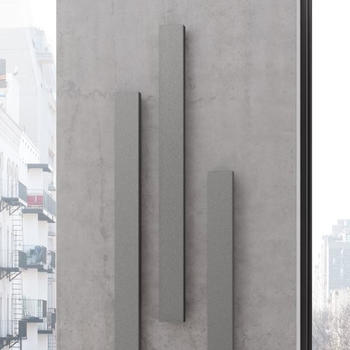 Kermi Decor-Arte Plan H:180 B:15 cm aluminium metallic