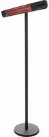 Heizstrahler Royal Diamond Dark Rotgold-karbon 2500w Schwarz Sunred