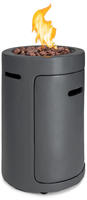 Crete Gas-feuerstelle, 13 Kw W&auml;rmeleistung, Fl&uuml;ssiggas, Edelstahl, 360&deg; Fireview,