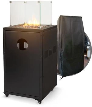 Apana FUEGO 8kW mit Rollen schwarz