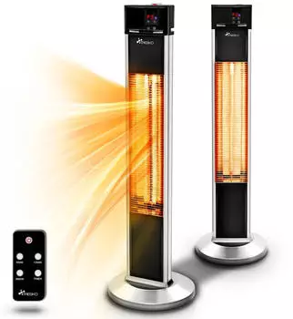 Tresko Infrarot Stand-Heizstrahler 2000W mit Fernbedienung