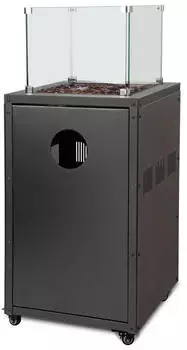Apana FUEGO Heizpilz 8kW mit Rollen anthrazit