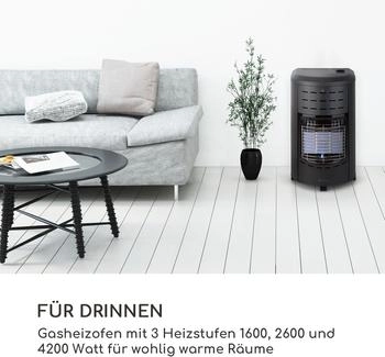 Blumfeldt Andora Flame Gasheizofen 4,2 kW