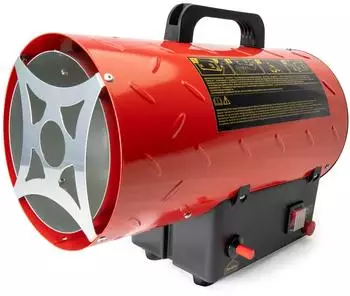 Grafner XL Gasheizgebläse 10 kW mit Verbindungsschlauch